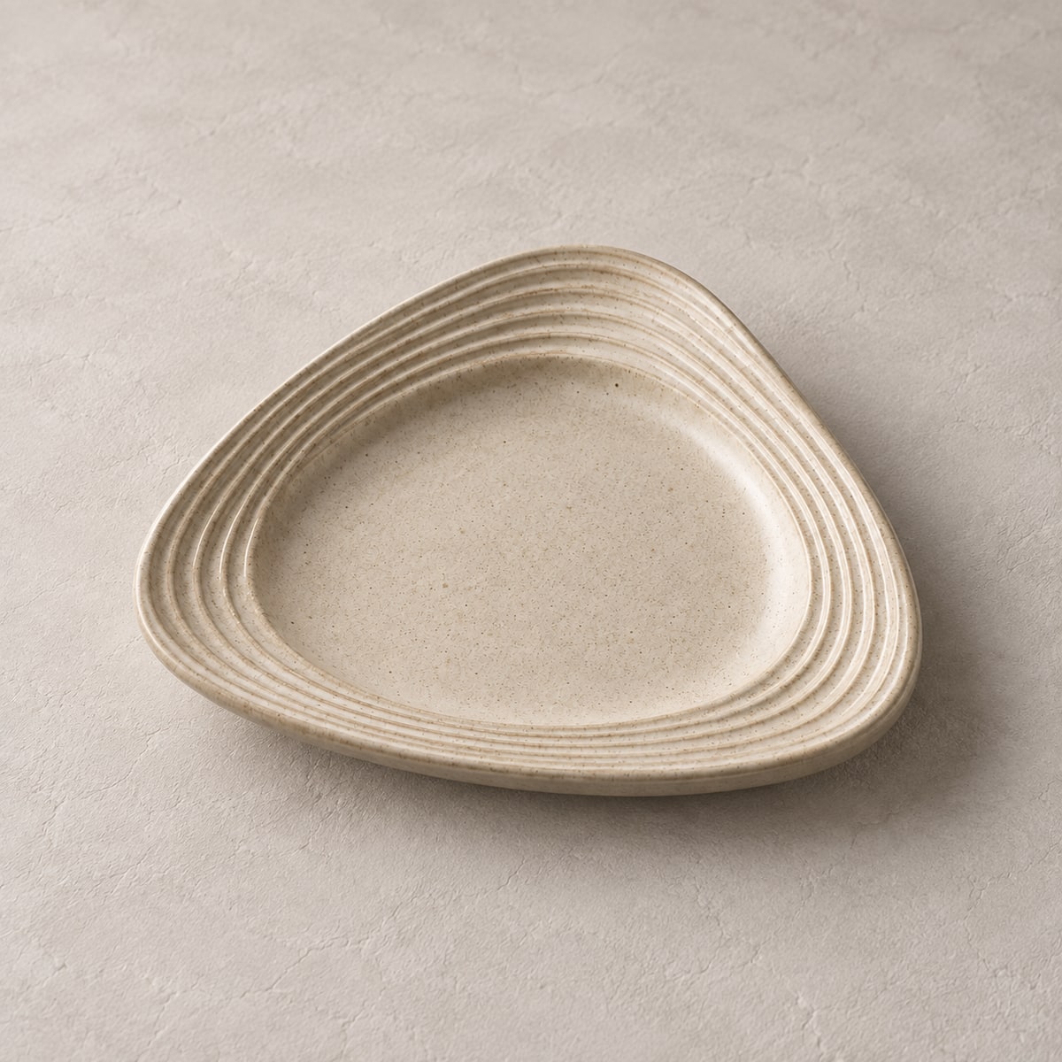 Toued® Sand Ripple Salad Plate