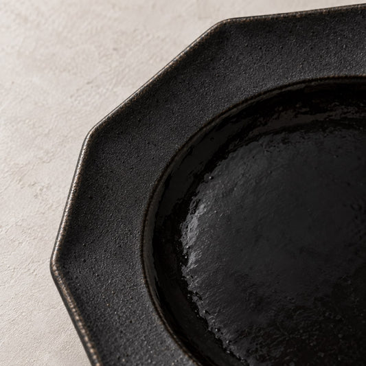Toued® Ink Octagon Dinner Plate
