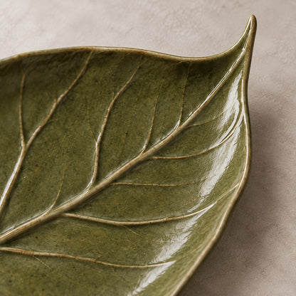 Toued® Olive Vein Leaf Platter