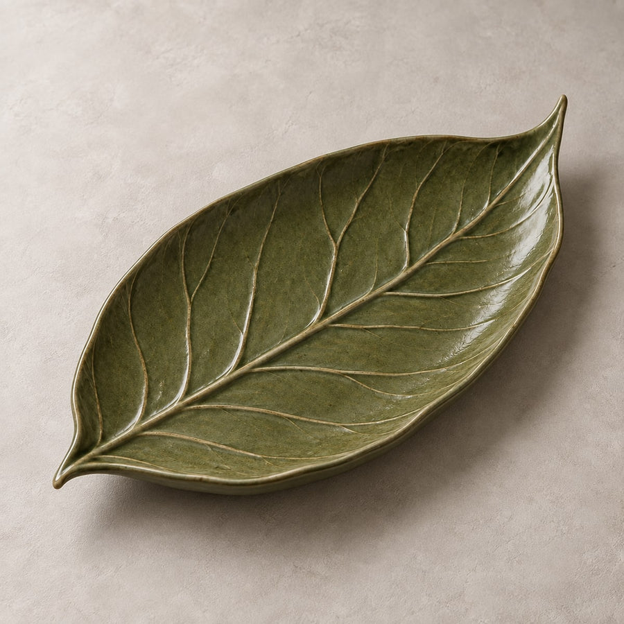 Toued® Olive Vein Leaf Platter