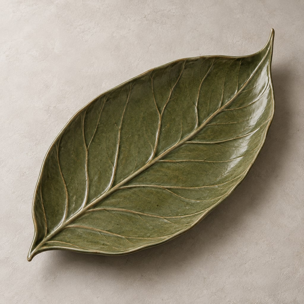 Toued® Olive Vein Leaf Platter