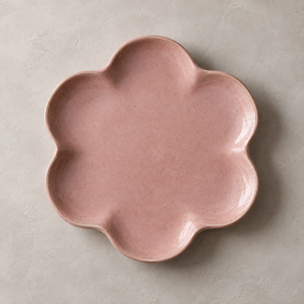 Petal Bloom Scallop Plate
