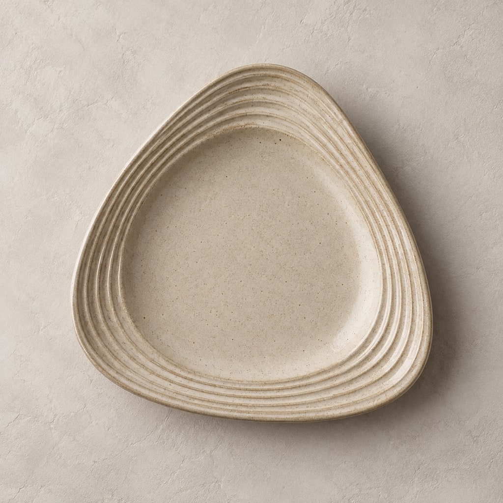 Toued® Sand Ripple Salad Plate