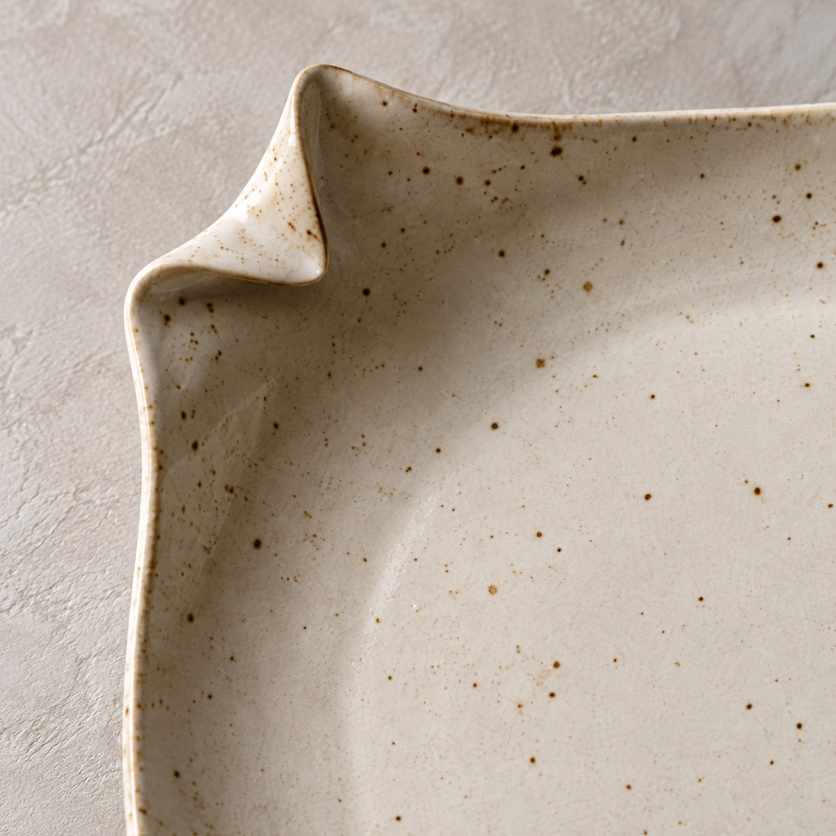 Toued® Speckle Fold Breakfast Plate